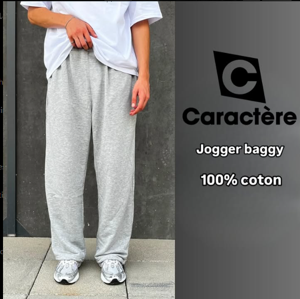 JOGGER BAGGY GRIS