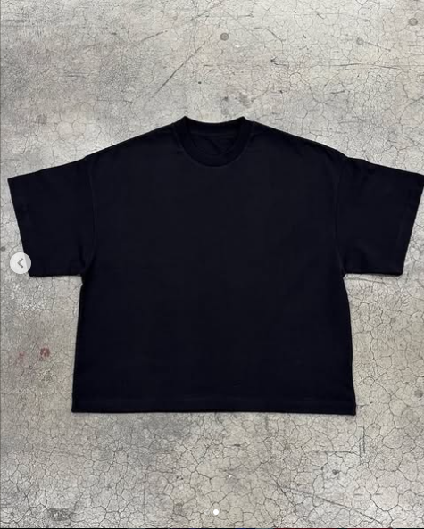 T-SHIRT NOIR OVERSIZED 230 GSM